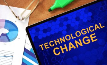 technological change on a device