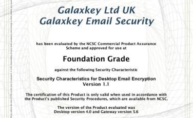 Cyber Security Centre Certificate